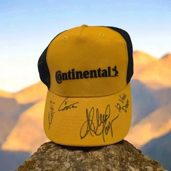 Continental Tire Signed Hat Autographed by 4 Lucky, 12v Dave , more - Picture 1 of 6